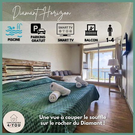 Appartement Terrasse Vue Mer Et Piscine Le Diamant Kültér fotó