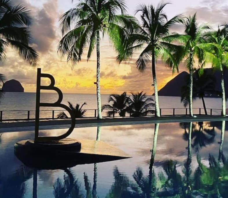 Appartement Terrasse Vue Mer Et Piscine Le Diamant Kültér fotó